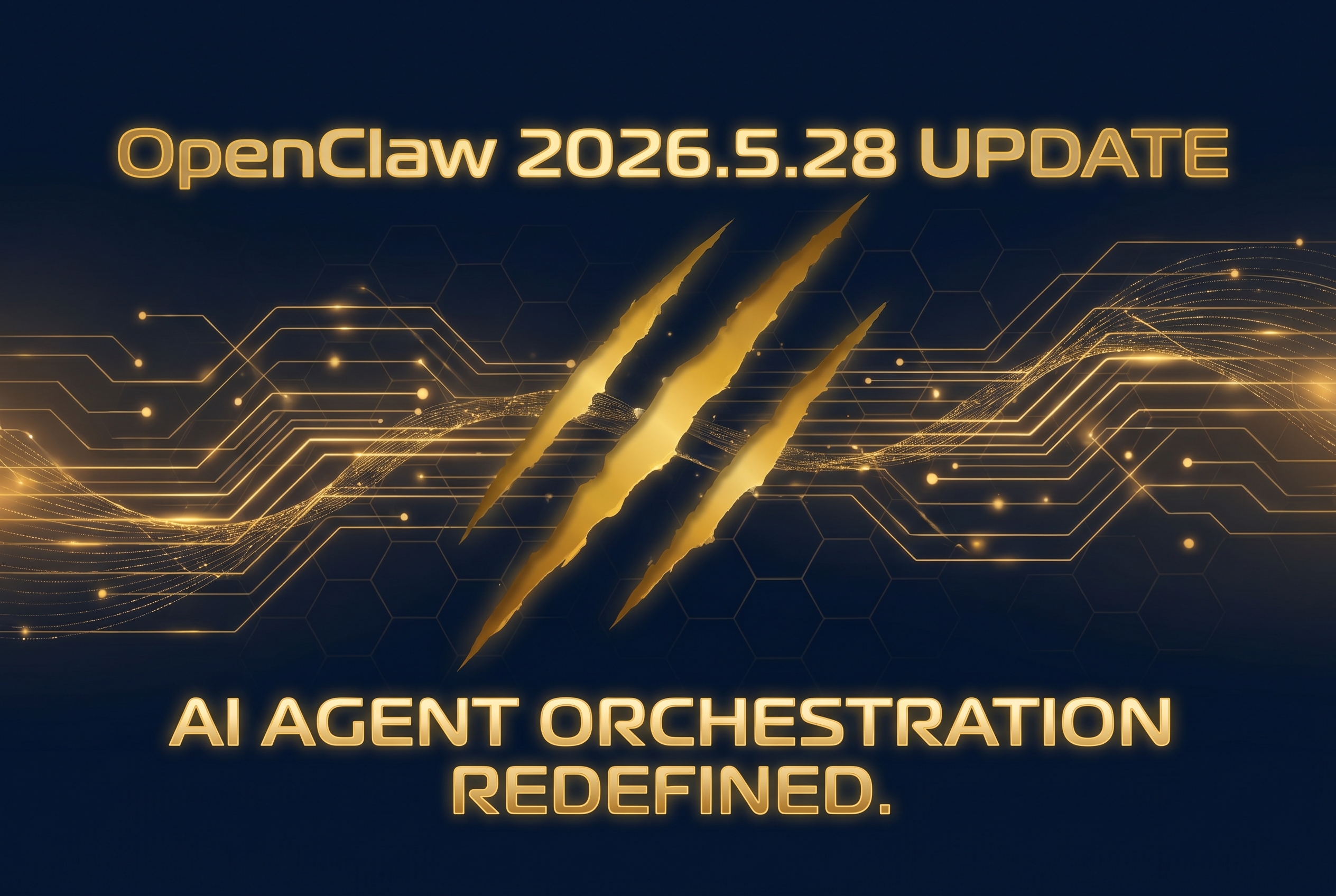 오픈클로 2026.5.28 업데이트 히어로 이미지