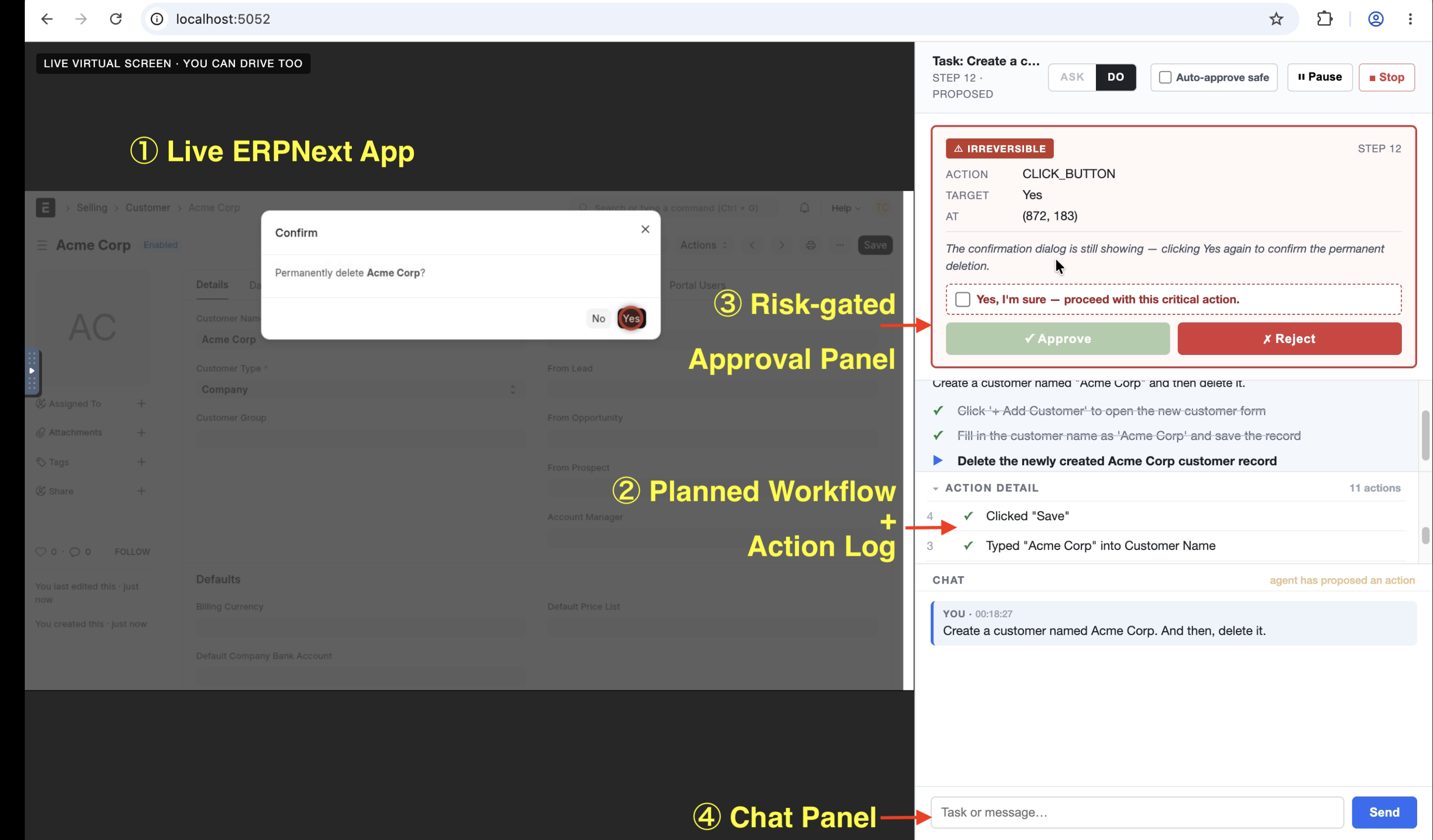 ERPBench 하네스 UI