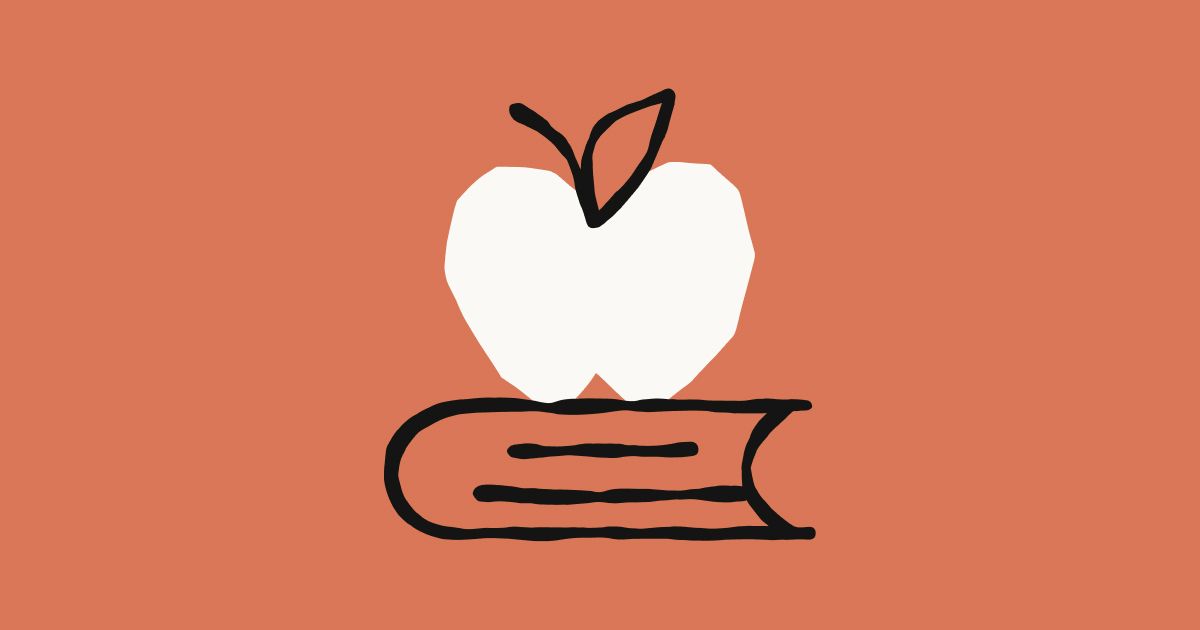 Anthropic이 Claude for Teachers 발표에 사용한 교육 테마 이미지. 사과와 책이라는 오래된 학교 상징을 쓰지만, 실제 메시지는 꽤 현대적이다. AI를 학생 앞에 바로 세우기보다 교사의 준비 과정 뒤에 붙이겠다는 것이다.