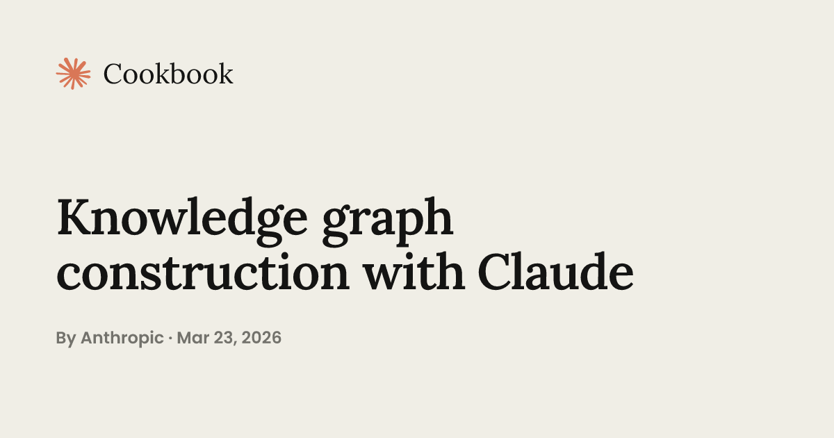 Knowledge Graph Construction with Claude