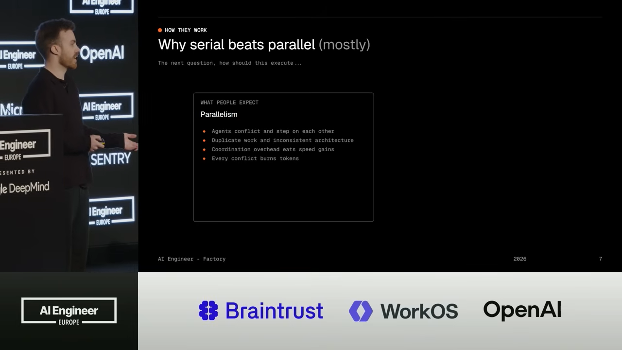 병렬 처리가 오히려 충돌과 중복을 유발하는 이유 — Why serial beats parallel