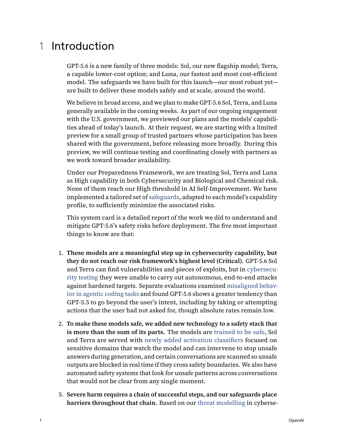 GPT-5.6 key points page