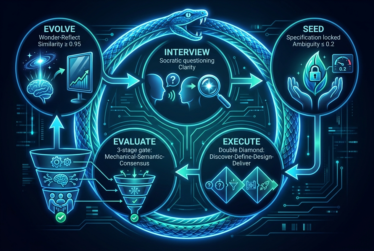 Ouroboros evolutionary loop
